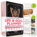 Life Planner Deluxe Undated Planner Weekly and Monthly Manifestiing Journal