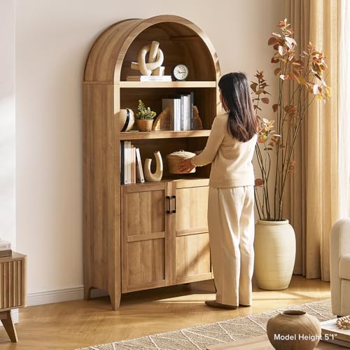 Lauren 77.4" Tall Arched Cabinet