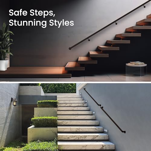 Meranti Aluminum Handrail for Stairs