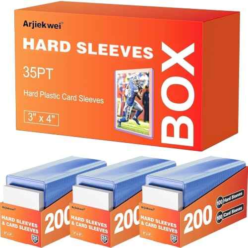 100 Card Sleeves Hard Plastic (100 Count)