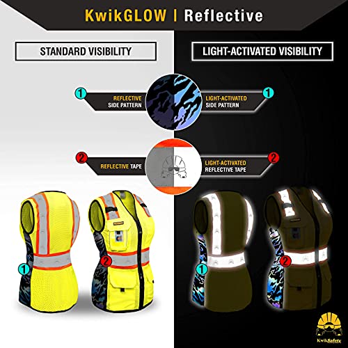 TIGER QUEEN Hi Vis Safety Vest for Women Class 2