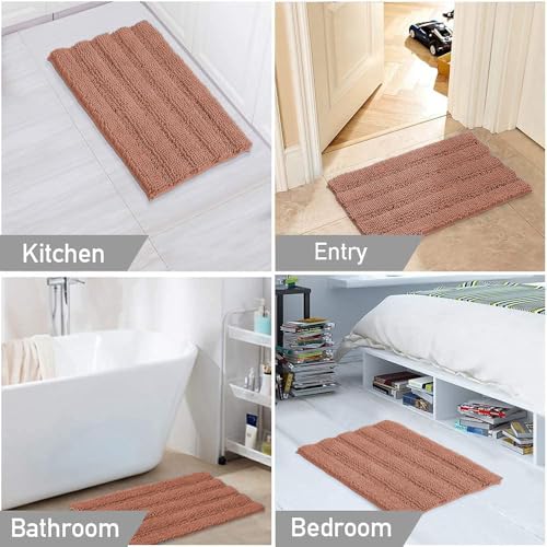 2 Piece Bathroom Rug Set with Toilet Mat