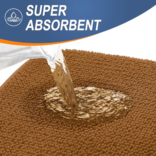 Memory Foam Bathroom Runner Rugs 59x24