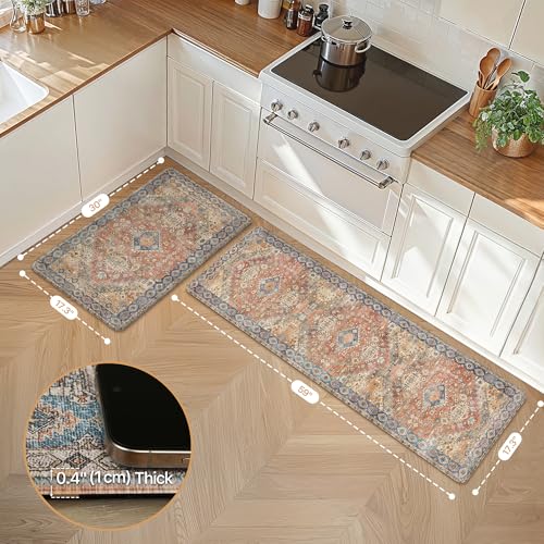 Anti Fatigue Kitchen Mats for Floor 2PCS