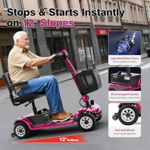 22mi Electric Mobility Scooter for Adults & Seniors