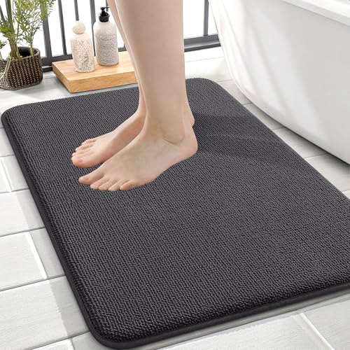 Memory Foam Small Bathroom Rugs 24x16