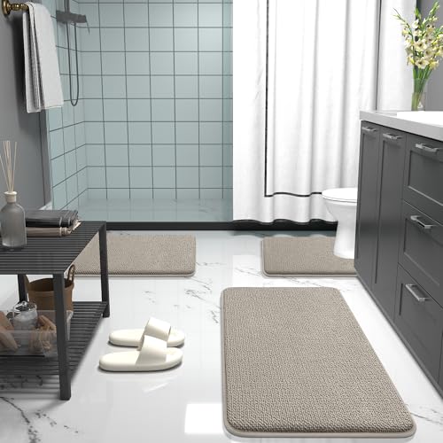 Memory Foam Bathroom Runner Rugs 47x17