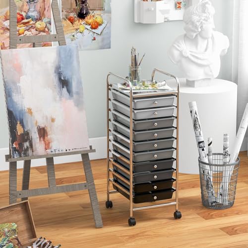 10 Drawer Storage Cart w