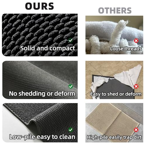 Black Toilet Rug (480 sq in)