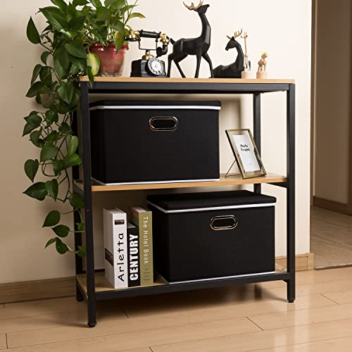 Extra Large Collapsible Storage Bins with Lids [3 (3 Count)