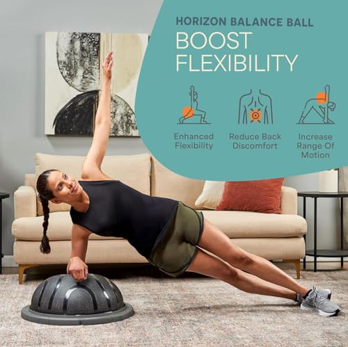 Horizon Half Balance Ball Trainer with 440 lb Capacity Stability