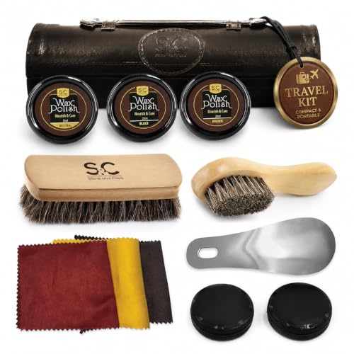Stone & Clark 12PC Shoe Polish & Care Kit