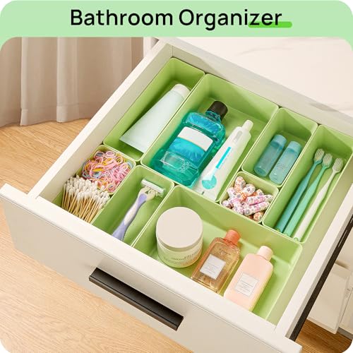25 Pack Plastic Drawer Organizers with Non (25 Count)