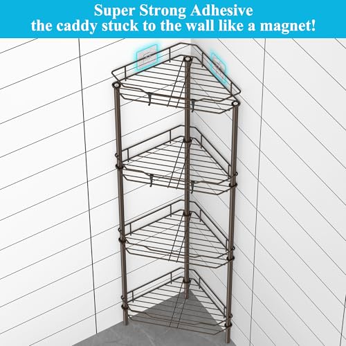 Metal Floor Standing Corner Shower Caddy