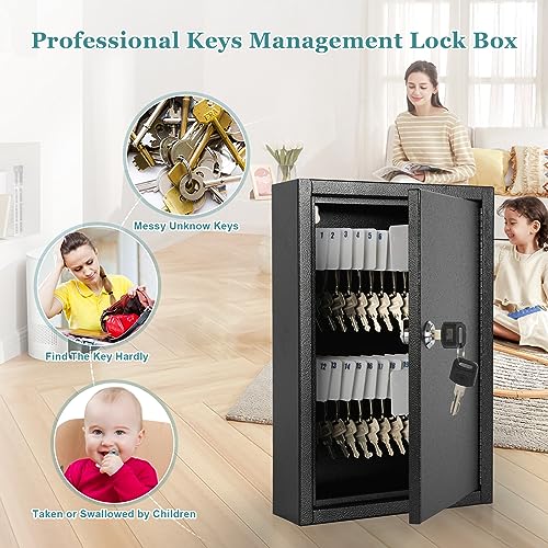 Key Storage Lock Box Wall Mount