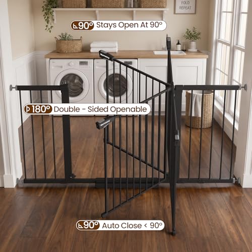 36 63" Extra Wide Baby Gate for Stairs