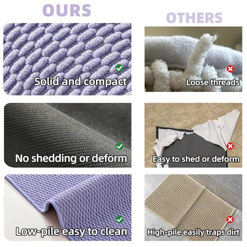 Bathroom Rugs Non Slip Washable (2.67 Sq Ft)