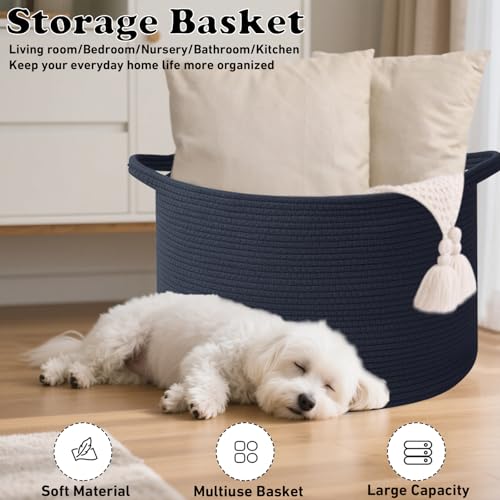 90L Extra Large Blanket Basket