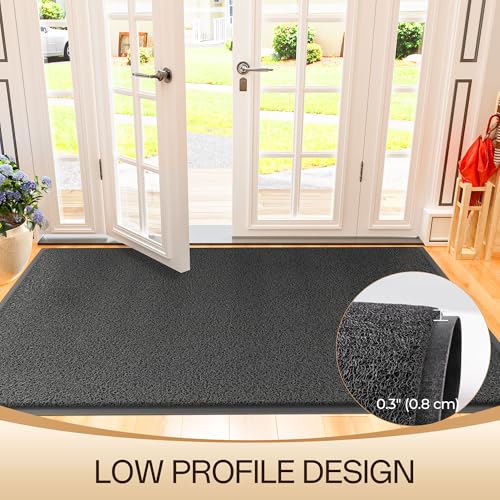 3'x6' Front Door Mat Indoor Outdoor Entrance Heavy Duty Waterproof