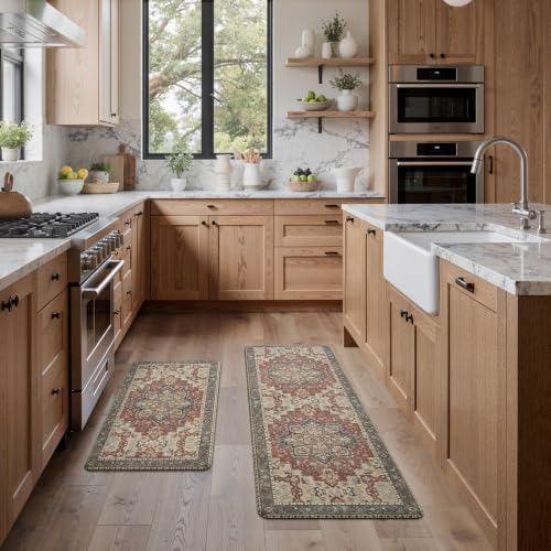 Anti Fatigue Kitchen Mats for Floor 2PCS (2 Count)