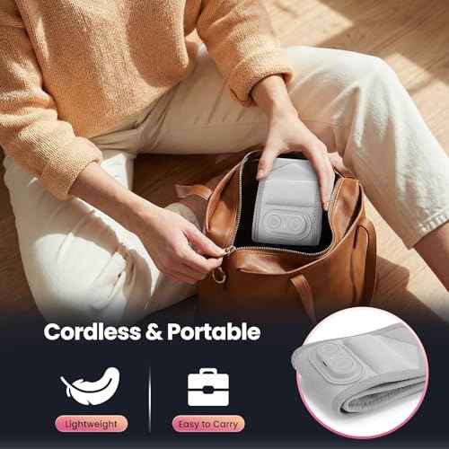 Wrist Heating Pad Brace Wrap Red Light Massage Carpal Tunnel