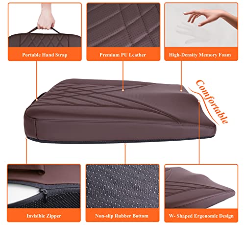 Memory Foam Car Seat Cushion for Driving Comfort and Office Use