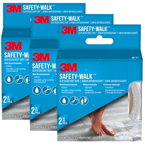 Safety Walk 2 in x 15 ft Clear Anti (45 Foot)