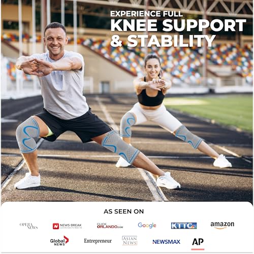 Compression Knee Brace for Women & Men (2 Count)