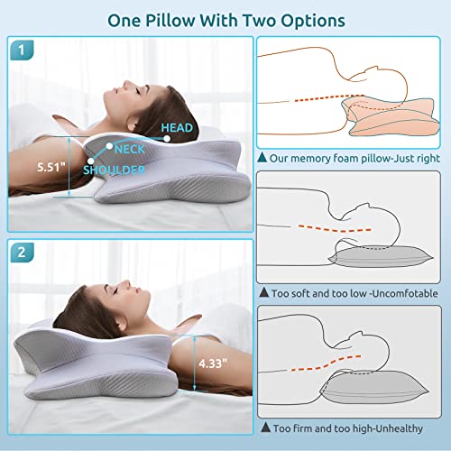 Cervical Pillow for Neck and Shoulder Pain Relief