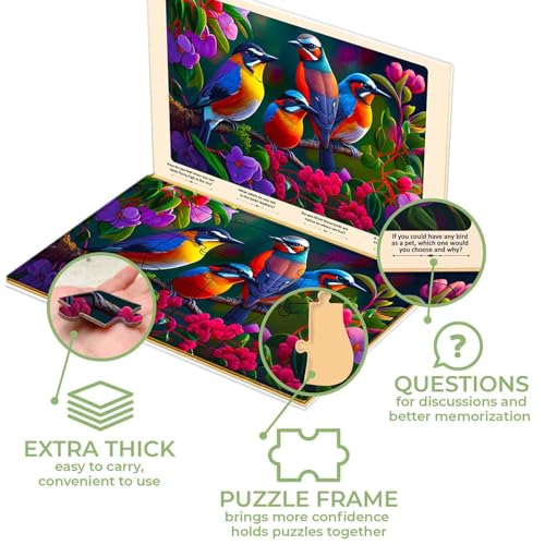 13 Large Piece Dementia Puzzles for Seniors (3 Count)