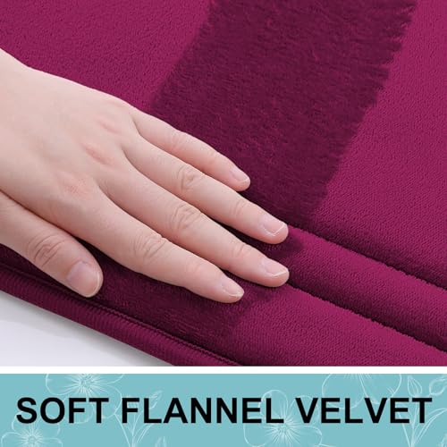 Memory Foam Bath Mat Rug 36x24