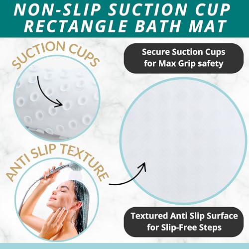 Non Slip Bath Mat for Tub and Shower Floors