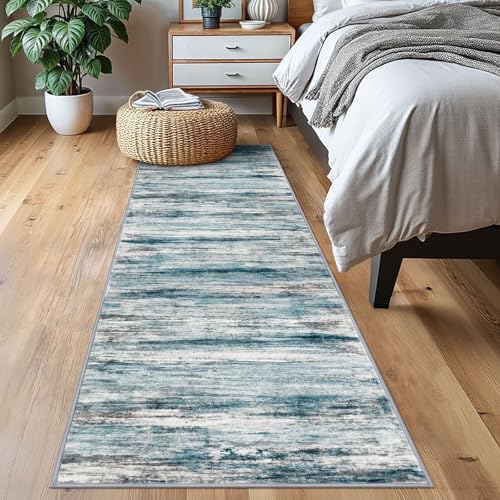 Modern Abstract Runner Rug (14 Sq Ft)