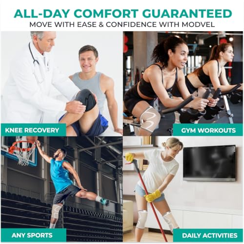 Compression Knee Brace for Women & Men (2 Count)