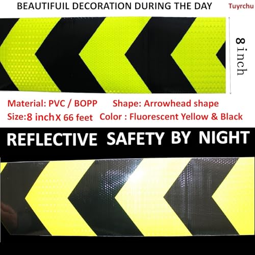 Reflective Tape Outdoor Waterproof 8 inch X 66 feet