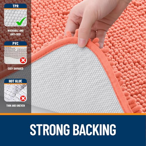 Chenille Bathroom Rugs Mats Sets 2 Piece (5 Count)