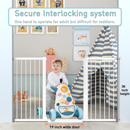 38" Extra Tall Baby Gate for Stairs