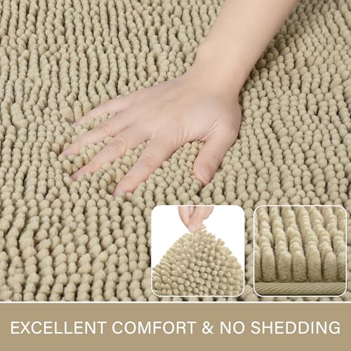 Luxury Bathroom Rug Shaggy Bath Mat 24 x 36 Inch