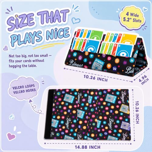 2 Pack Playing Card Holder for Bingo