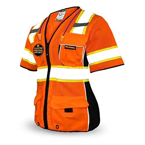 DUCHESS Hi Vis Safety Vest for Women Class 3