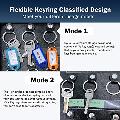 Portable Zippered Key Organizer