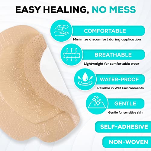 Silicone Foam Adhesive Dressing (5 Count)