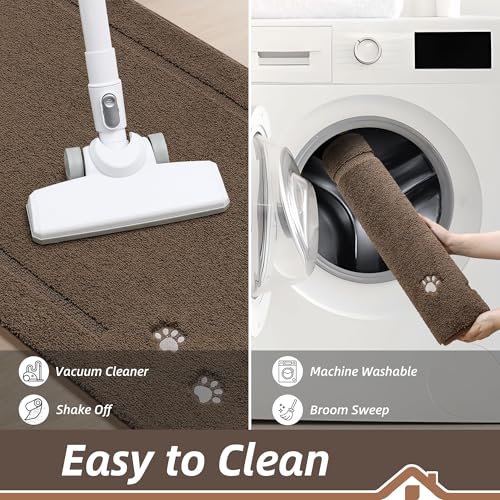 Dog Door Mat for Mud Paws Indoor Entrance (2.6664 Sq Ft)