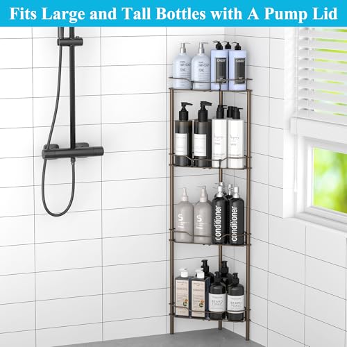 Metal Floor Standing Corner Shower Caddy