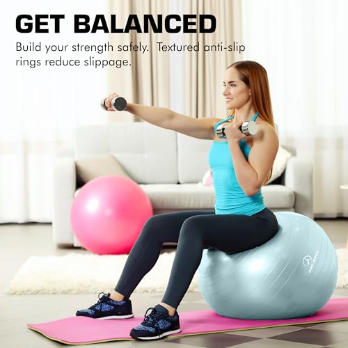 Yoga Ball Vibrant Colors Exercise Ball