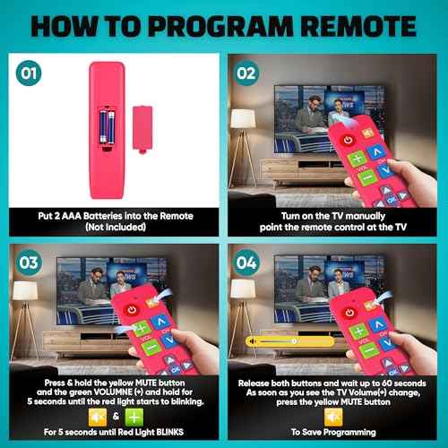 Big Button Universal TV Remote