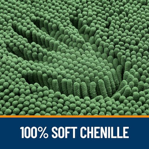 Chenille Bathroom Rugs Sets 2 Piece (7.5 Sq Ft)