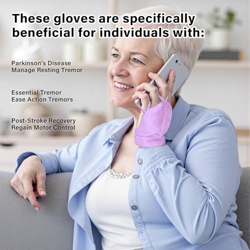 2pcs Weighted Gloves for Hand Tremors and Parkinson's