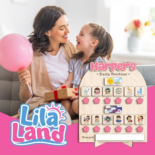 Personalized Wooden Chore Chart for Kids