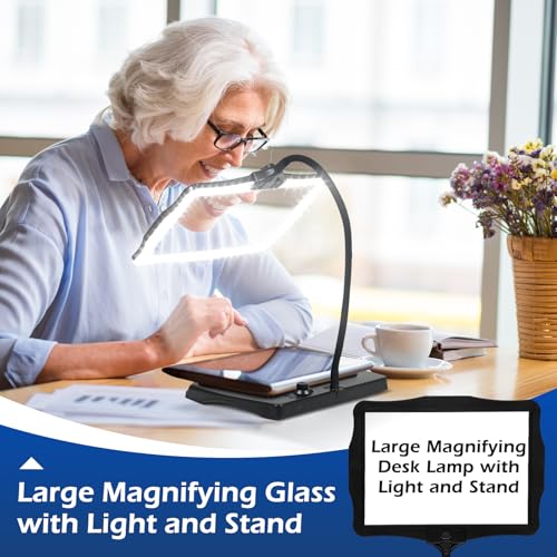 Magnifying Glass with Light and Stand 50 Ultra